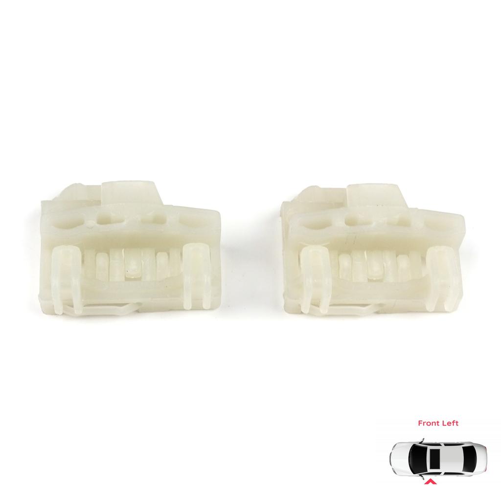 EWR46 2 Pcs Window Regulator Repair Guide Clips Front Left for  A4 B5 VW Polo MK3 6N Passat B5 Skoda Superb MK1 8D0837461