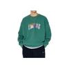 Li Ning X OG Slick Flame Letter Pullover Sweatshirt Unisex Sweatshirt Deep-Palace-Green AWDT727-4