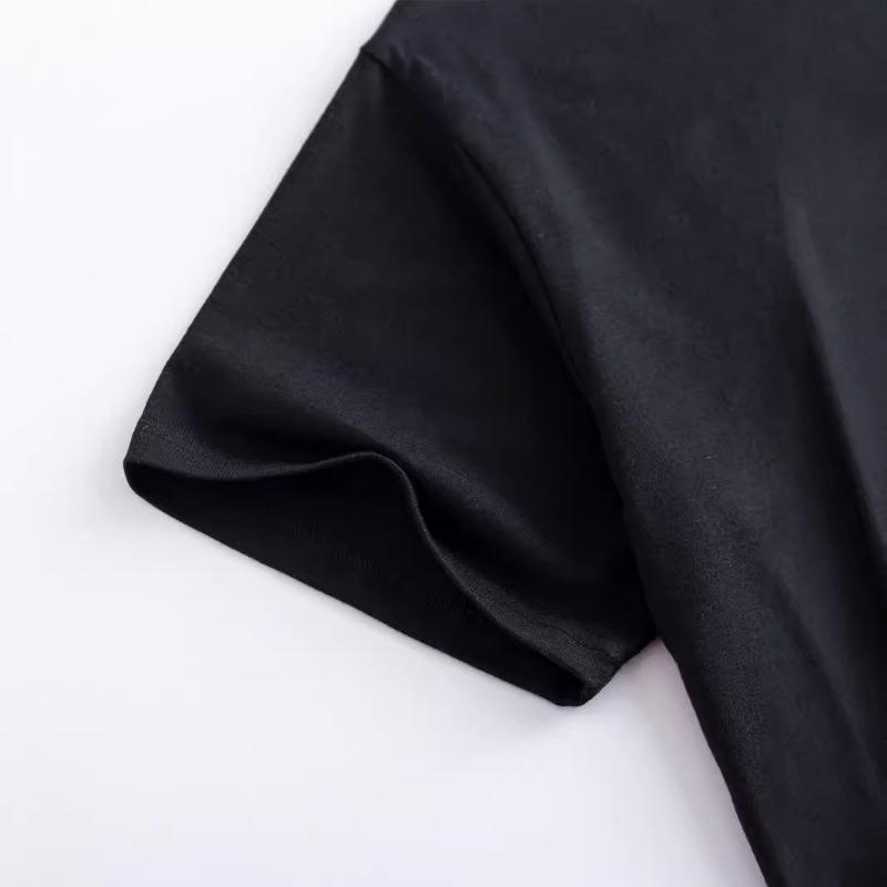 Летние женские свободные повседневные футболки с круглым вырезом и короткими рукавами из чистого хлопка с рождественским принтом