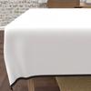 Rectangular Stain-resistant Tablecloth In Washed Microfibre 140x240 Cm BOHEME White, by Soleil d'Ocre