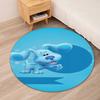 Blue's Clues Printed Round Rug Carpet Chair Rug Area Rug Entryway Doormats,for Office Chair Living Room Bedroom Kitchen Room.
