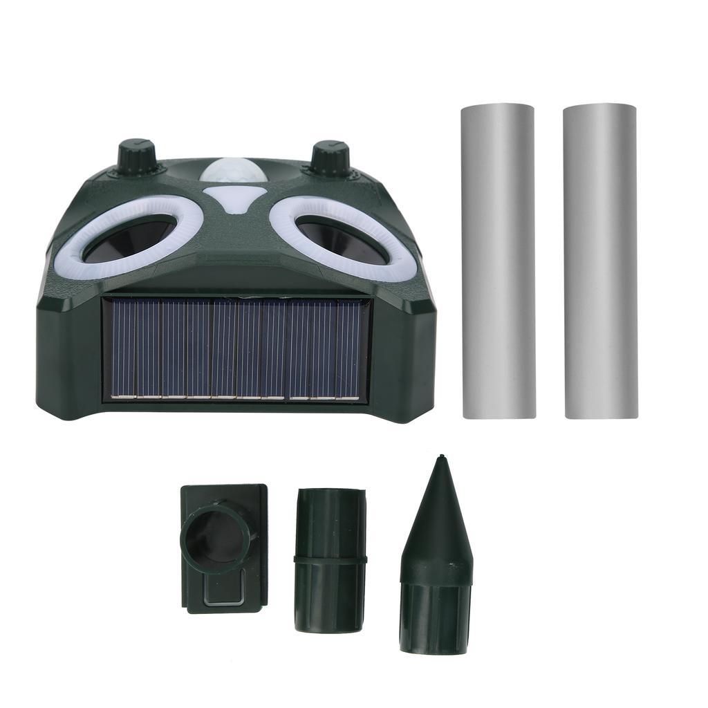 Многофункциональный солнечный ультразвуковой отпугиватель животных, уличный отпугиватель мышей и птиц