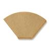Melitta Filter Paper, 2-4 Cups, Eco Brown, FSC Mix, 1x2, Natural Brown, 100 Sheets, PE-12GBN