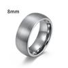 4/6/8mm Rings for Men Sand Surface Tungsten Steel Women Wedding Rings Simple Boy Girl Couple Rings Propose Marriage Gift