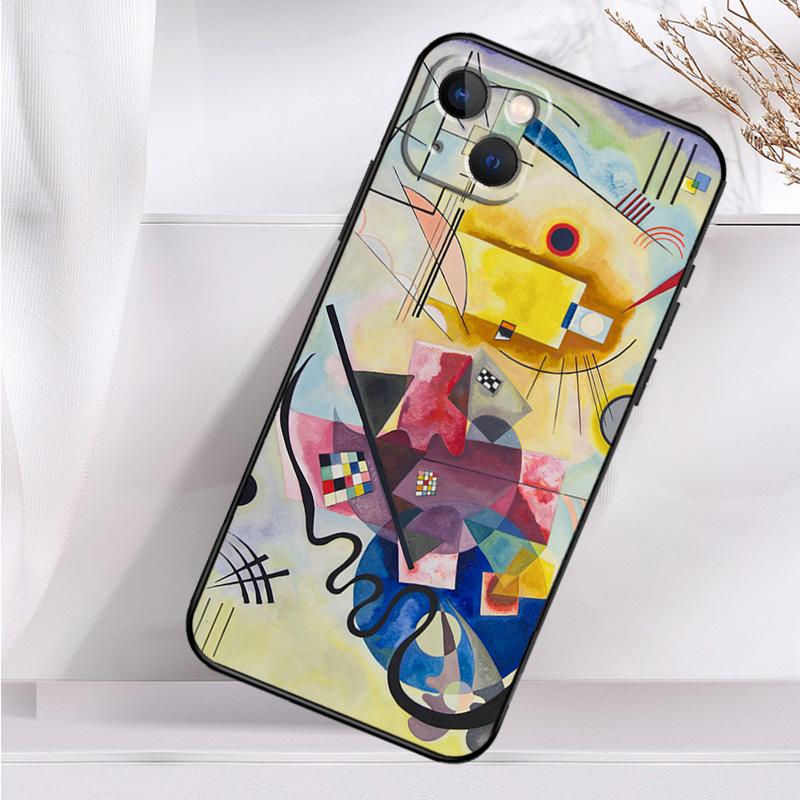 Чехол для телефона Василий Кандинский абстрактный для iPhone 14 13 12 11 16 15 Pro Max Plus Mini 7 8 X XR XS Max мягкий чехол
