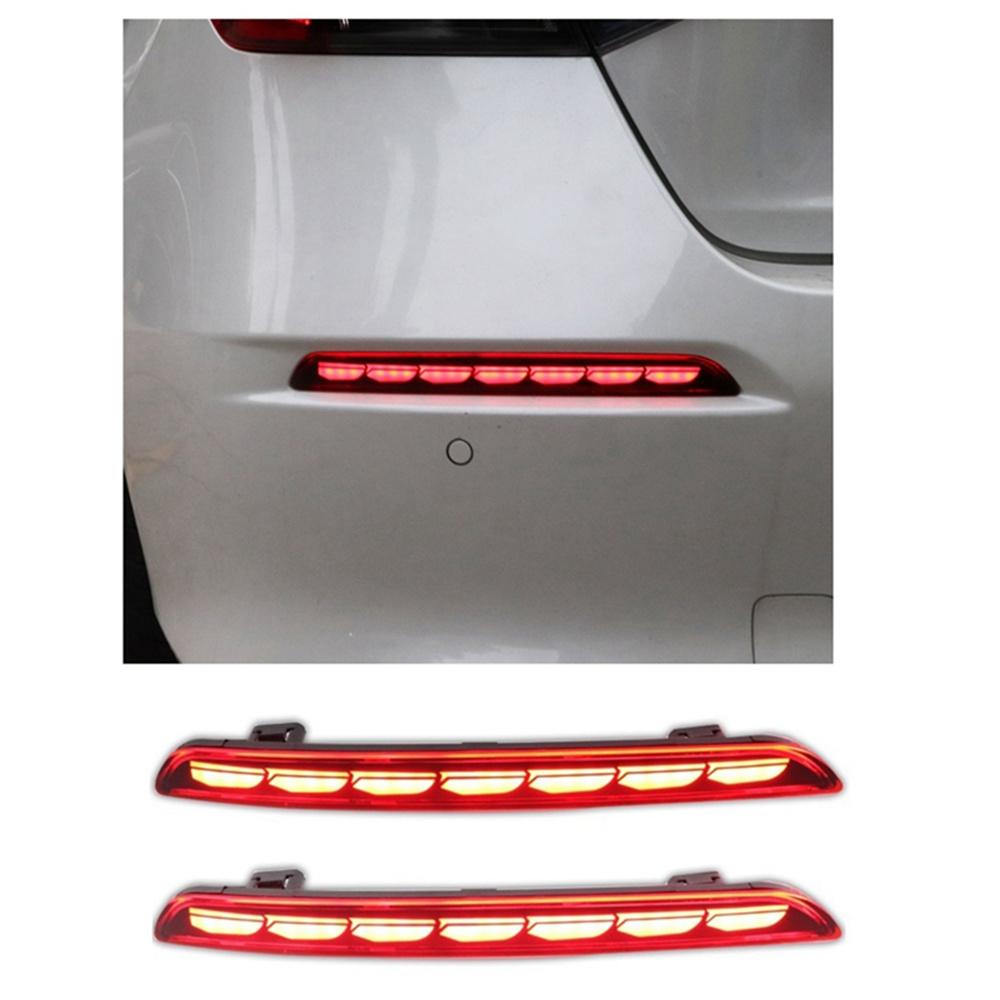 For Honda Civic Sedan 2022 LED Rear Fog Light Tail Bumper Light Sets Running Water Steering Lamp