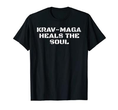 Крав-мага исцеляет душу I Одежда Крав-мага Футболка