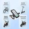 Anti-Theft Waterproof Motorcycle Phone Holder Bike Phone Mount Handlebar Stem Mobile Holder 360° Rotation for 5.5-6.9inch