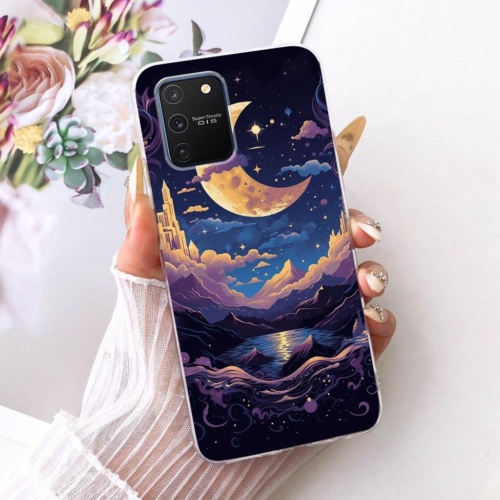 Clear For Samsung S10 Lite Case Cute Fashion Butterfly Funny Painted Casing For Samsung Galaxy S10 Lite SM-G770F SM-G770U1 Cover
