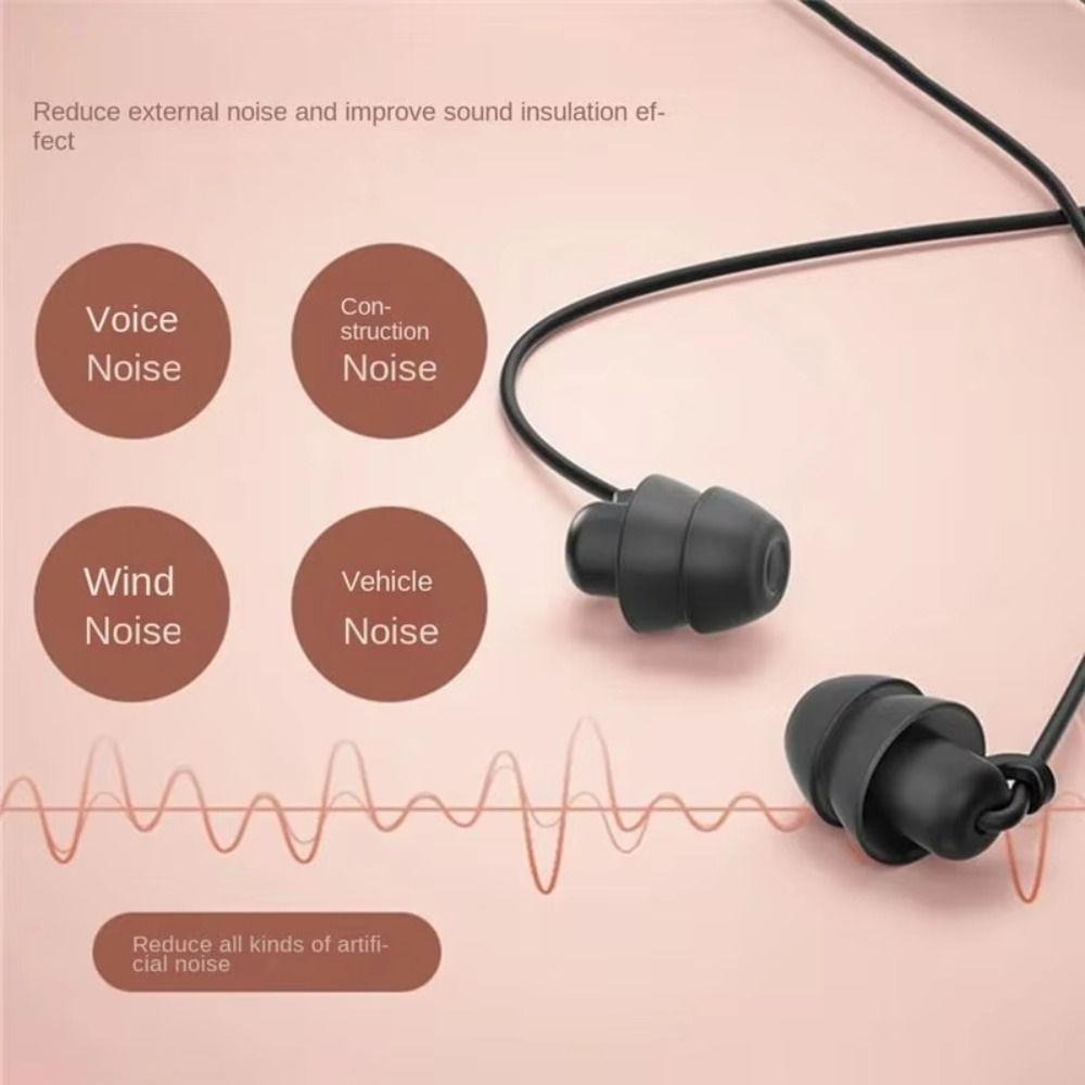 Noise Isolating Single Side Earphone 2M Line 3.5mm Plug Headphone Mono Earbuds  MP3 Players
