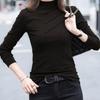 Winter Warm Women Blouse Thick Turtleneck Pullovers Bottoming Shirt for Women Warm Blouse