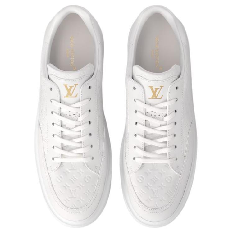 Louis Vuitton Кеды Beverly Hills из коровьей кожи, низкие, повседневные, мужские, белые 1ADDPN