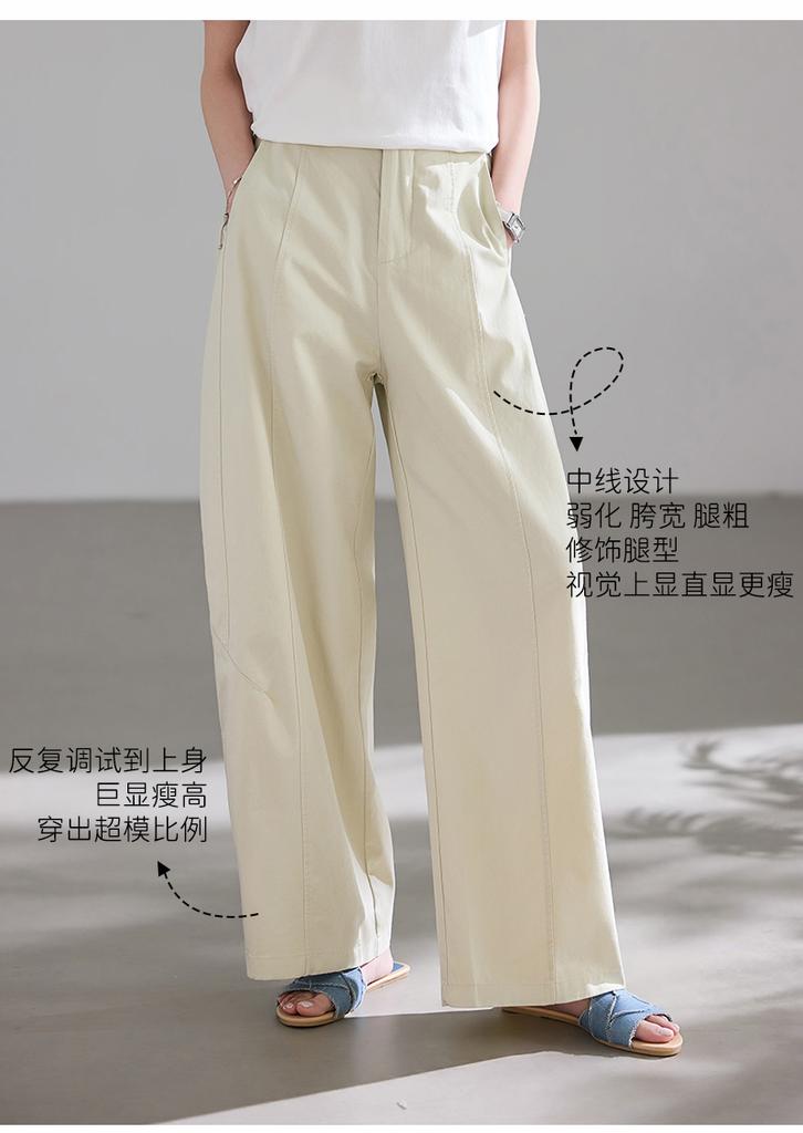 Lightweight Summer Collection: Women's Thin Breathable Wide Leg Pants with Relaxation