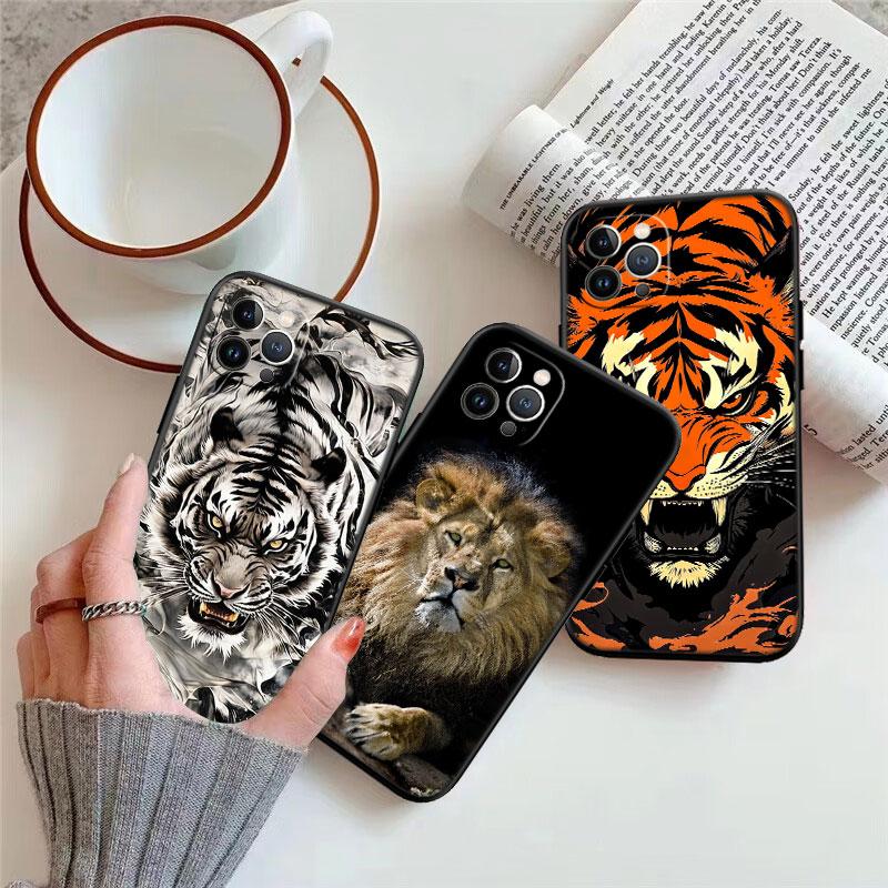 Animal Tiger lion New High-End Shell Phone Case for OPPO A3 Pro A72 A74 A76 A77 A77S A78 A79 A94 A95 A18 A40M A58