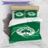 3pcs Football Team (62) Design Cover Set - HD Printed Bedding with 1 Cover and 2 Pillowcases - Perfect for Home and Dorm Decor