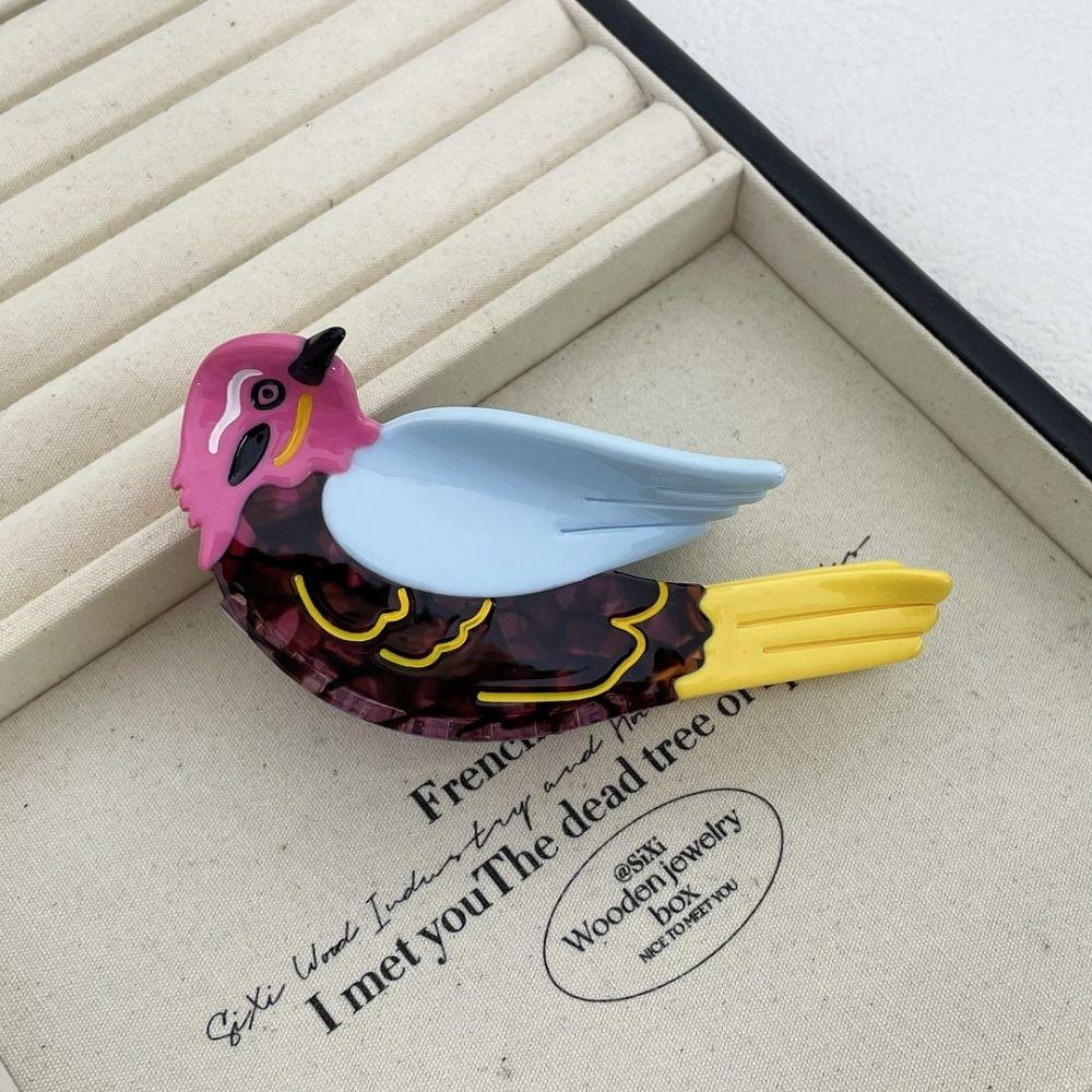 Creative Cartoon Animal Shark Clip Woodpecker Swallow Bird Hair Claw Streetwear