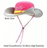 Unisex Retro Color Block Bucket Hat Quick Dry UV Protection Sun Hat Outdoor Hiking Fishing Visor Summer Cap
