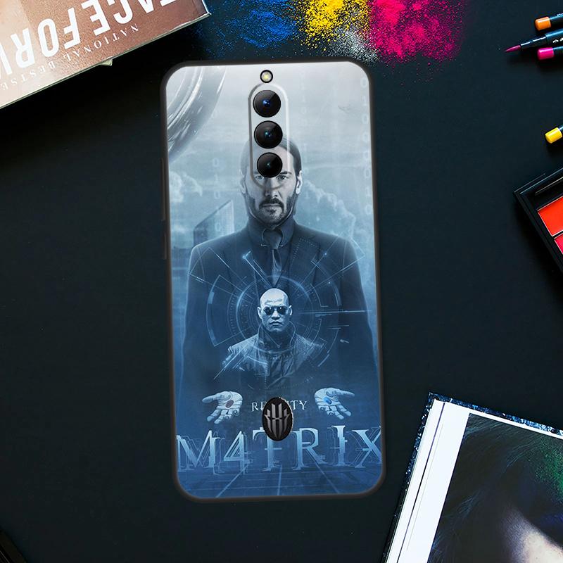 Matrix 4 Art Case For ZTE Nubia Red Magic 9 8 8S Pro Plus RedMagic 6S 7S Pro 6 7 Pro 5S 6R 5G Back Cover