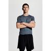 H M Sports Top Muscle Fit dryMove Dark Grey Melange