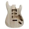 Unfinished DIY ST Electric Guitar Solid Body Guitar Barrel Replacement Parts For Strato Style Electric Guitars