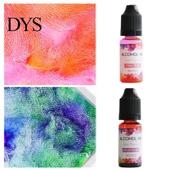 Цветущий Пигмент 10 мл Дизайн для Эпоксидной Смолы Авто-диффузия Без Перемешивания Высококонцентрированный Краситель для Смолы Жидкий Диффузионный для Школы