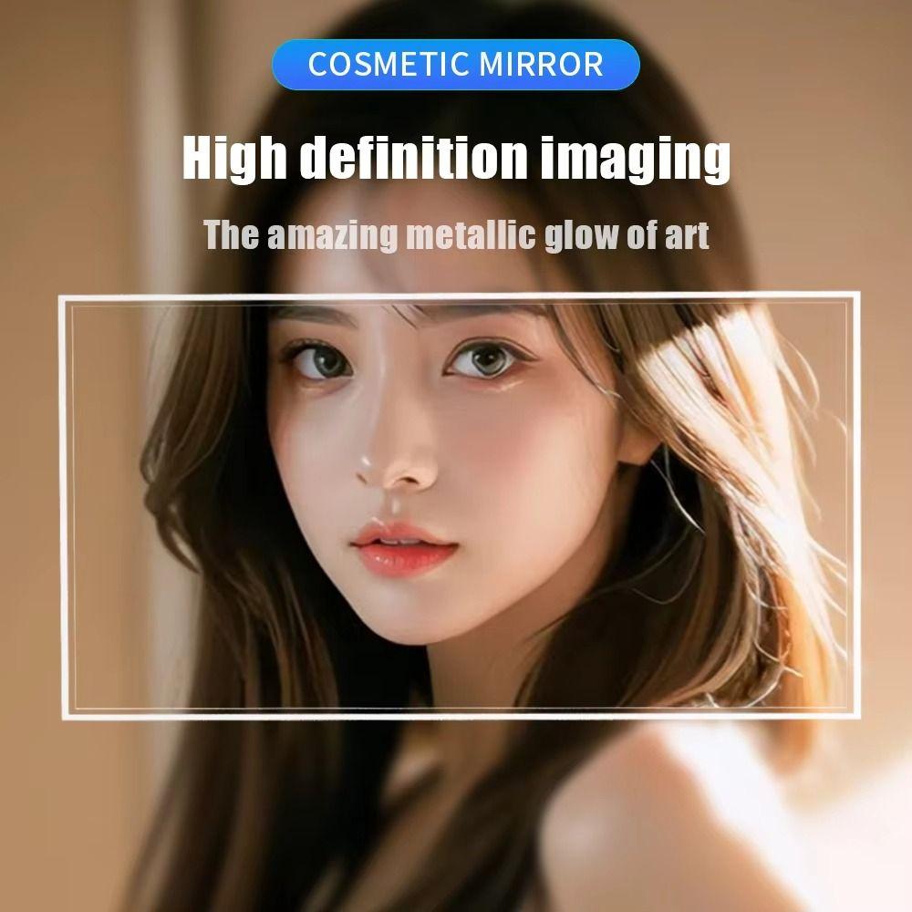 Self-adhesive Car Sun Visor Mirror Portable Car Interior Cosmetic Mirror Car-styling