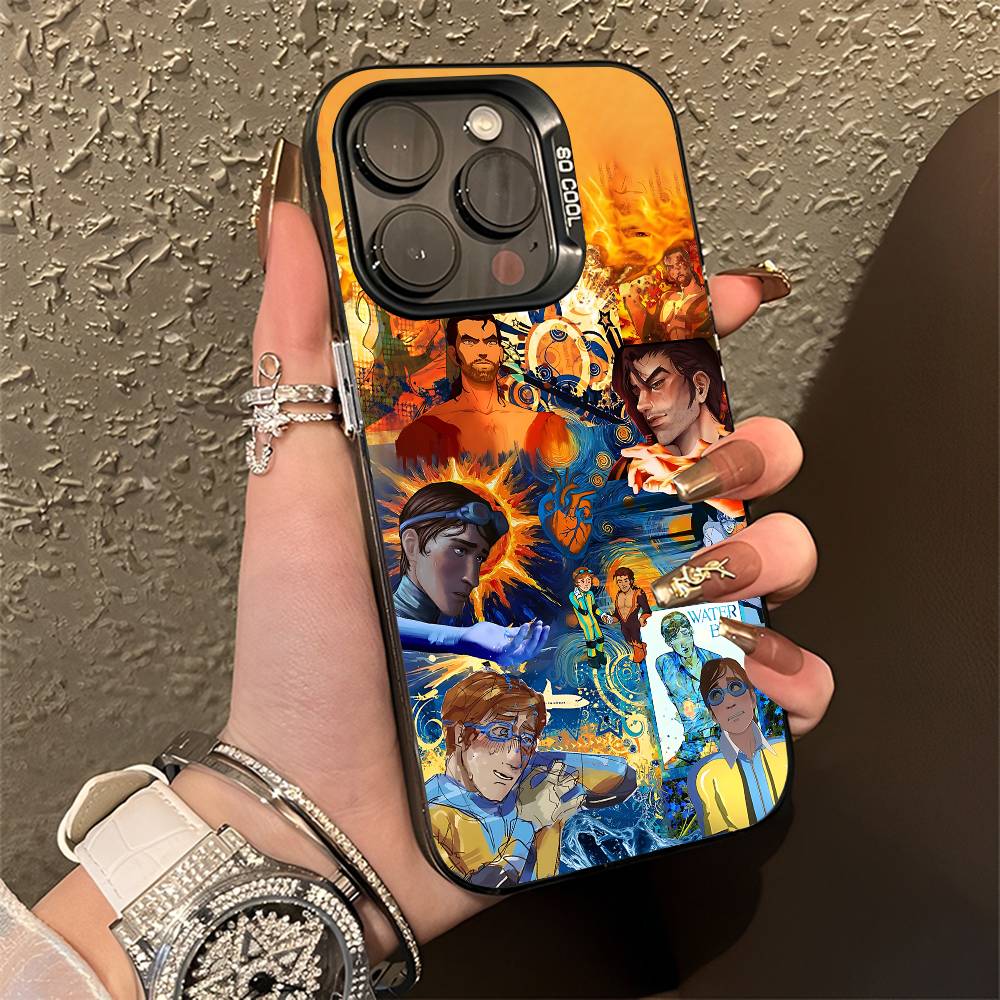 Чехол для телефона W-Waterboy D-Dispatch для iPhone 15, 16, 12, 14, 13, 17, 11, E, Pro, Max, Plus, Air, Mini Черный ТПУ Чехол