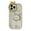 Симпатичный противоударный чехол Happy Duck Cartoon 3d 2 в 1 для Iphone 12 13 14 Pro Max Plus 11 Promax Ins Smiley Back Cover Capa