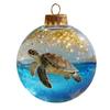 3D Animal Christmas Ball Ornament Funny Dog/Cat/Turtle Hanging Decoraton Clear Plastic Xmas Balls Ornament for Winter Holiday Tree Decor