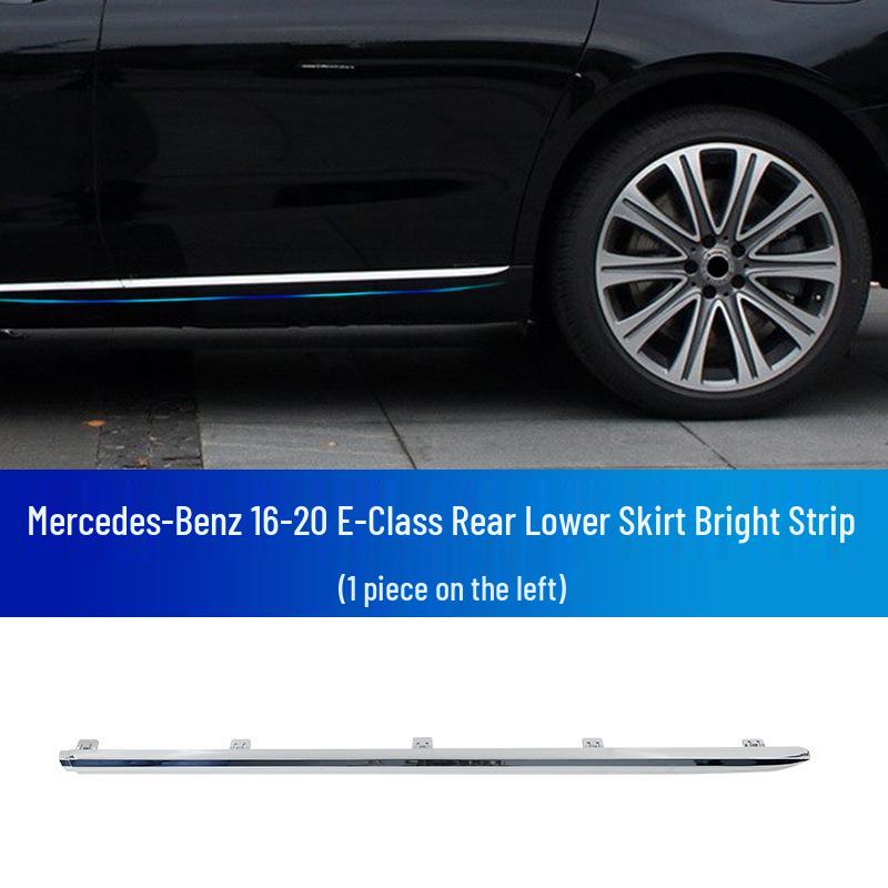 Декоративные накладки на бампер и двери Mercedes-Benz E-Class: Защита от столкновений для E200L, E300L, E320L