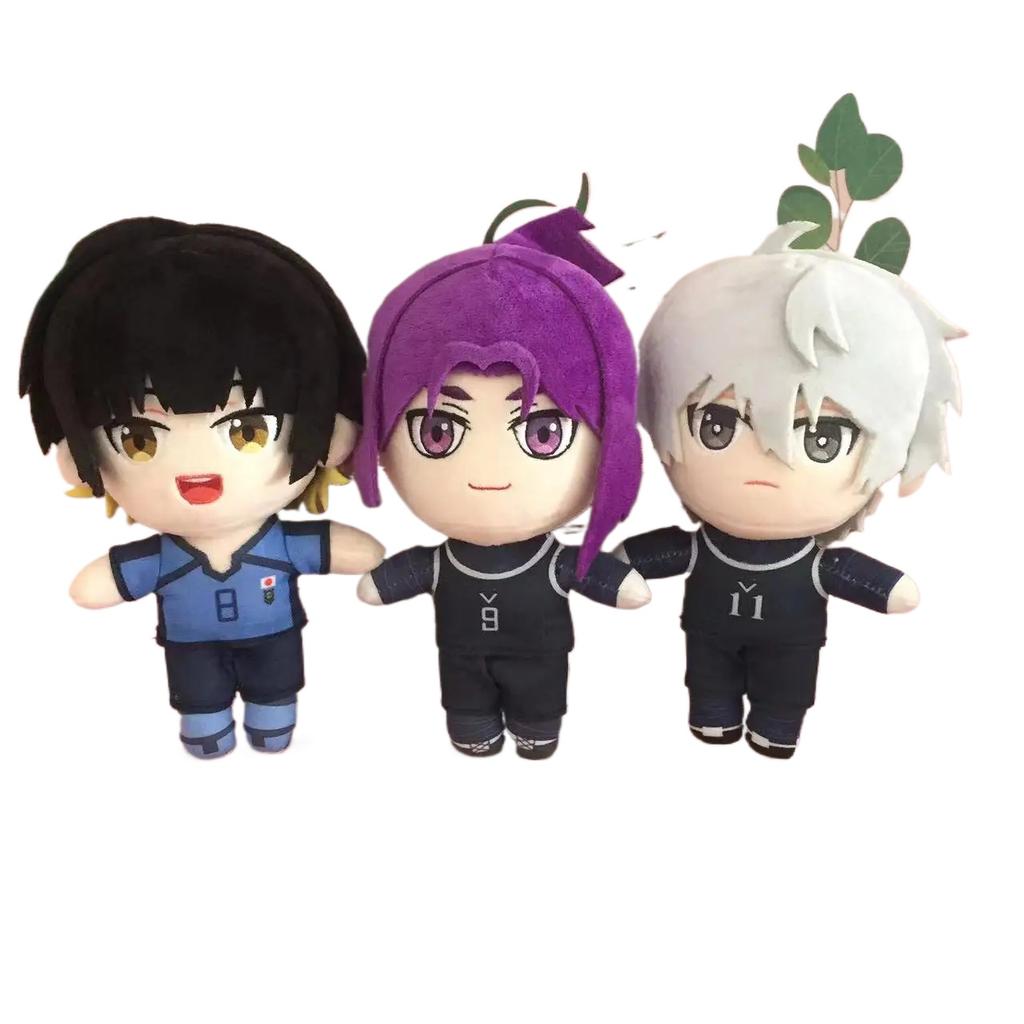 Плюшевая кукла Blue Lock Сейсиро Наги 20 см Исаги Ёити Микаге Милая Мягкая Набивная Подушка Подарок на День Рождения