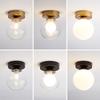 Modern Simple Porch Light Stair Hallway Light Ball Glass Modern Balcony Ceiling Light Led Lights for Room Lamps for Living Room