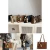 Classy And Functional Tote Bag In Black Khaki And Brown For Effortless Everyday Style