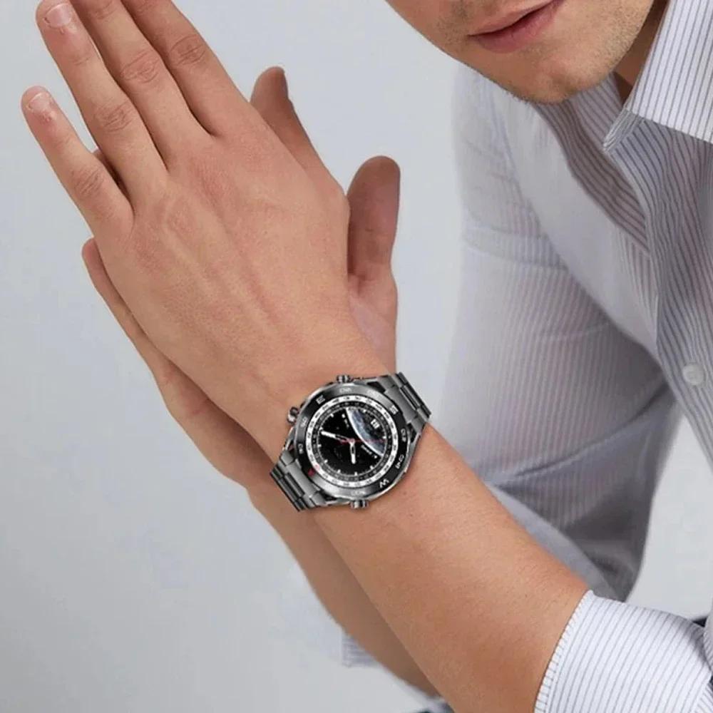 22-миллиметровый титановый ремешок для Huawei Watch 5 46 мм 4 4 Pro, металлический браслет для Huawei Watch GT2 GT3 GT4 GT5 Pro 46 мм