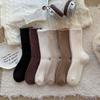 Autumn Winter Floor Sleeping Socks Thicken Knitted Crew Socks 2025 Cashmere Socks