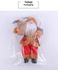 Cross-Border Santa Claus Ornament: Cute Christmas Doll Holding Gift for Window Decoration