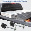 4Pcs Truck Tool Box Mounting Kit - Upgraded J Hook Crossover Tool Box Fits For Pickup Truck Tool Box Mount Tie Downs, Universal Aluminum Truck Tool