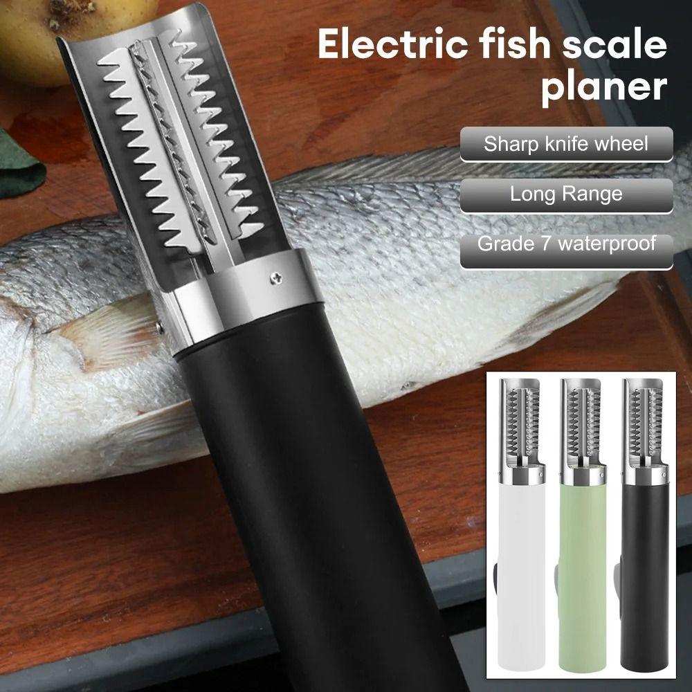 1Pcs Waterproof Electric Fish Scaler Portable Scaler Scraper for Seafood Kitchen Tools
