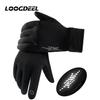 Loogdeel Зимние Термо Водонепроницаемые Велоперчатки Тонкие Перчатки с Сенсорным Экраном для Бега Полностью Пальцевые Мужские Женские Лыжные Снежные Перчатки