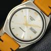 USED VINTAGE SEIKO 5 AUTOMATIC 7009A JAPAN MENS SILVER DIAL WATCH A433228-2 R115-a433228