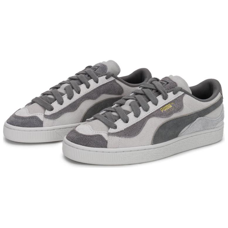 Puma Suede Trippy Comfortable Versatile Durable Breathable Low-Top Casual Shoes Unisex Sneaker Gray Black 398656-03