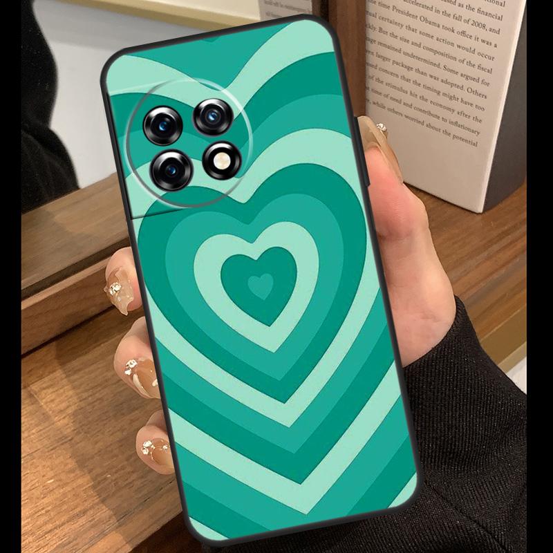 Чехол 'Latte Love' с коричневым сердцем, эстетичный, для OnePlus 15 R 13T 13R 12R 10T 8T 13 12 11 9 10 Pro Nord 5 CE 4 2 3 Lite N20 N30