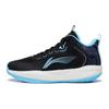 Li Ning Primary 3.0 Mesh Shock Absorption Non-Slip Lightweight Rebound Low-Top Kids Basketball Shoes Kids Basketball Shoes Black Blue YKBT028-5