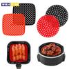 Silicone Air Fryer Liner Non-Stick Steamer Pad Air Fryer Accessory Kitchen Baking Liner Cooking Utensils Air Fryer Baking Paper