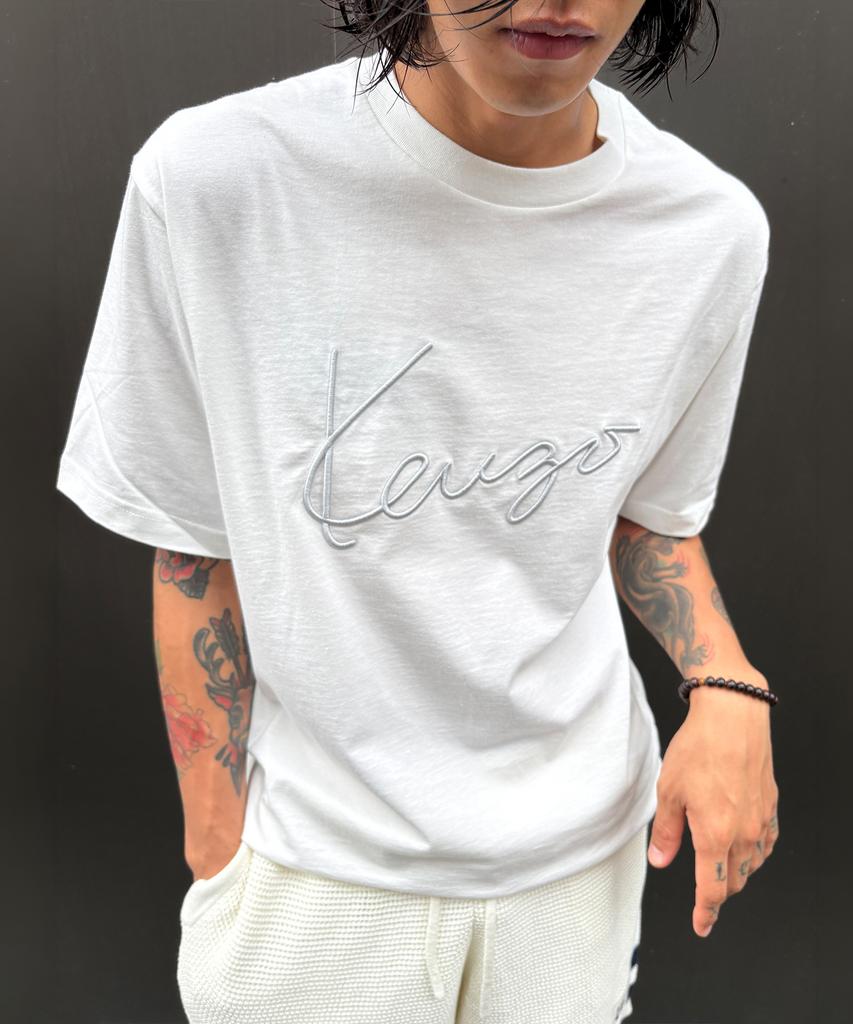 KENZO Men'S Signature Classic T-Shirt_K263Amt407Whx