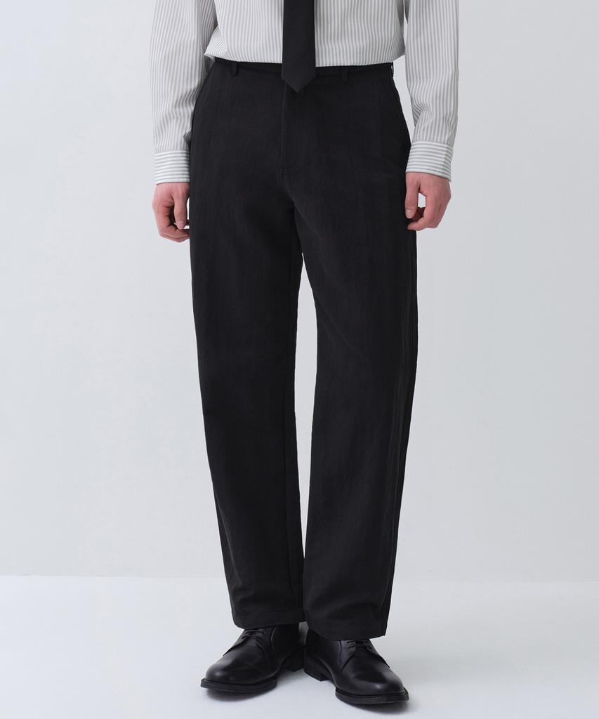 MUSINSA STANDARD [City Workers] Tapered Karmor Pants [Black]