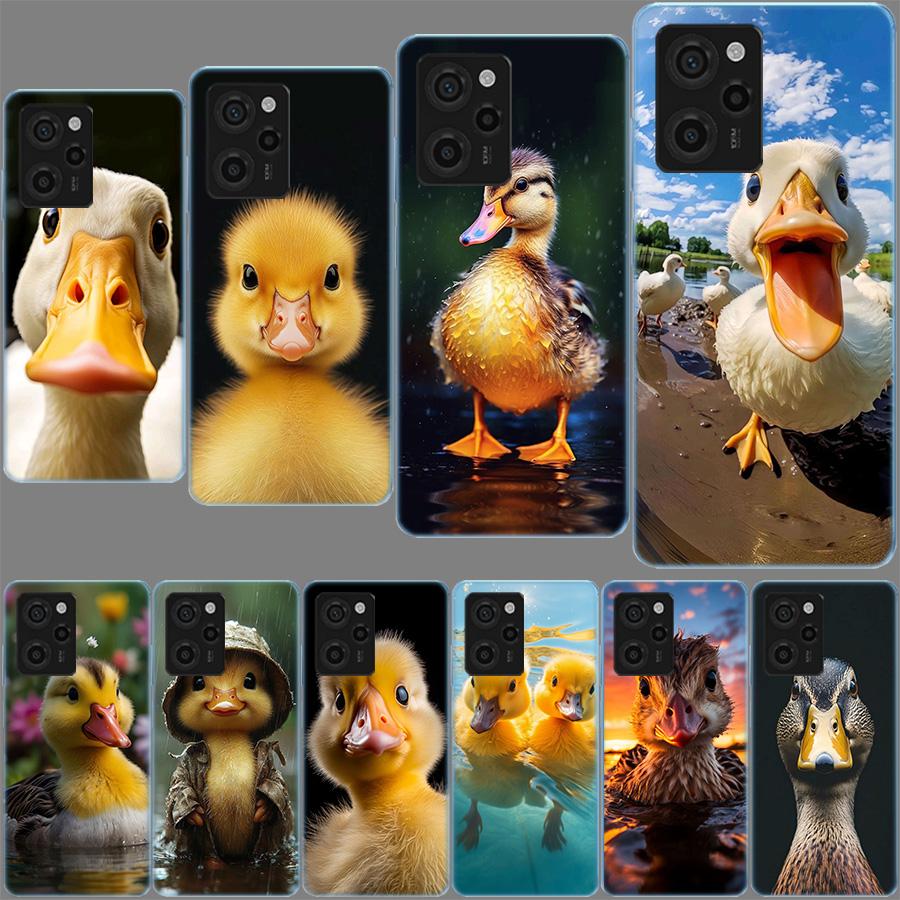 Желтая Утка Чехол для Телефона Для Xiaomi Poco M8 M7 M6 M4 M3 X7 X6 X4 Pro F7 Ultra M5S Mi 14 14T 15 15T 12T 10T Pro 12S 12 11 Lit