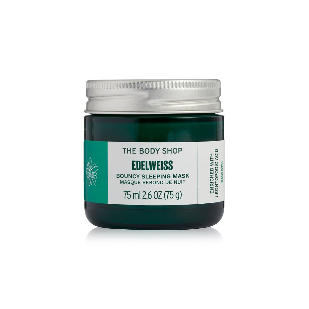 [The Body Shop] Edelweiss Bouncy Sleeping Night Mask Cream 75ML