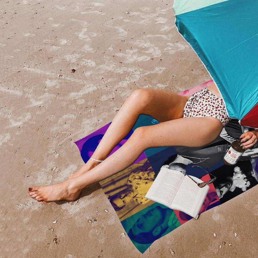 J-Jose Madero Singer Microfiber Printed Beach Towel Mountain Climbing Yoga Beach Swimming Running Absorbent Soft Towel