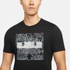 Nike Футболки Мужские Черные С Круглым Вырезом Умеренный Прямой Крой DQ1884-010